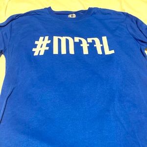 Dallas Mavericks Mavs Luka Dončić blue tee basketball